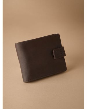 Next Signature Leather Extra Capacity Wallet - Natural