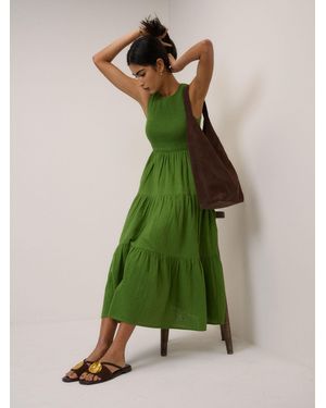 Nobody's Child Nobodys Child Petite Petite Sleeveless Charlie Midaxi Dress - Green