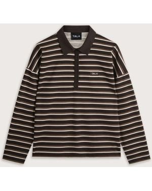 Tala Rugby Polo Shirt - Schwarz