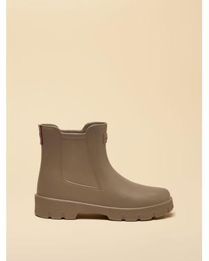 Joules Raindance Eva Lightweight Ankle Wellies - Natural