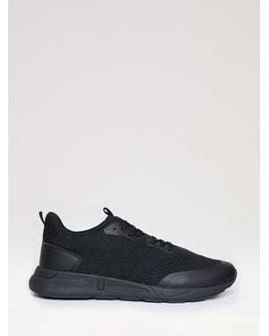 Threadbare Textured Slip On Sneakers - Blue