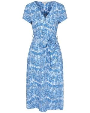 Mountain Warehouse Santorini Midi Wrap Dress - Blau