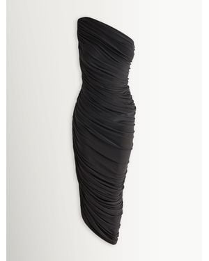 Norma Kamali Diana Midi Dress - Black