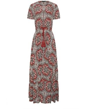 Long Tall Sally Tie Waist Maxi Dress - Orange