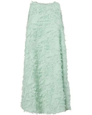 Y.A.S Y. A.S Y. A.S Sleeveless Textured Mini Dress - Green