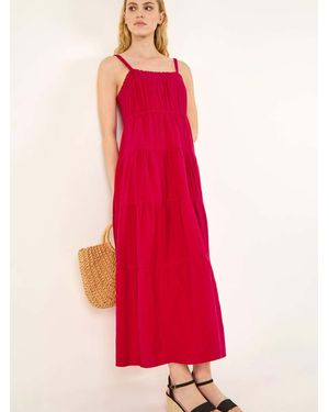 Roman Strappy Tiered Maxi Dress