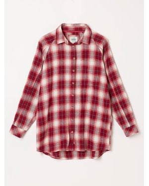 FatFace Fatface Bessie Petite Check Shirt - Red
