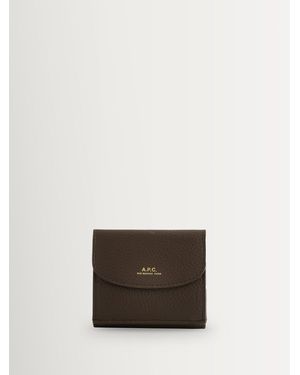 A.P.C. A. P.C. Trifold Geneve Wallet - Brown