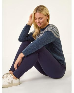 Roman Petite Essential Stretch Shaped Leggings - Blue