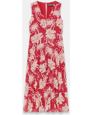 Mint Velvet Floral Print Maxi Dress - Red