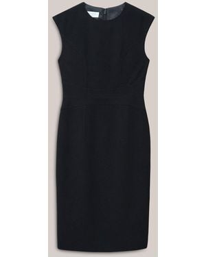 Hobbs Lea Pique Dress - Black
