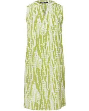 Yours Curve Notch Neck Sleeveless Dress - Green