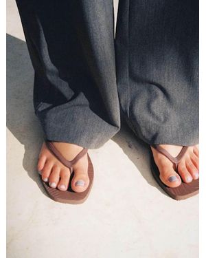 Sleeper Tapered Slim Flip Flops - Blue