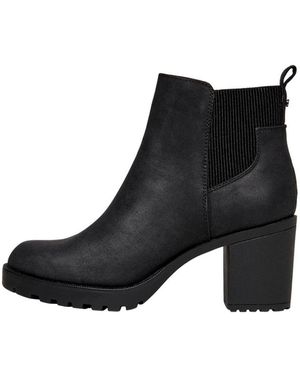 ONLY Block Heel Chelsea Boots - Black