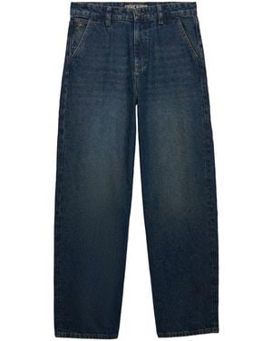 Superdry Oversized Rigid Washed Jeans - Blue