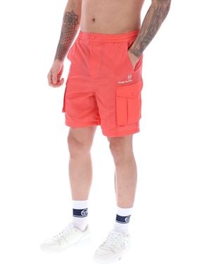 Sergio Tacchini Santino Shorts With Pockets - Red