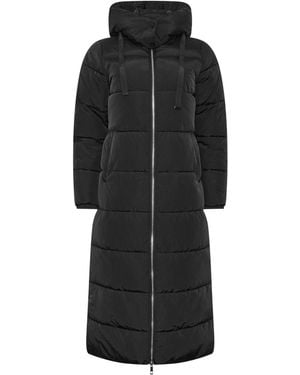 PixieGirl Petite Maxi Padded Coat - Black