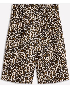 Boden Kensington Linen Shorts - Multicolor