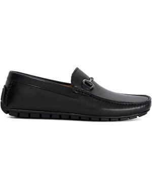 Dune Standard Fit Brackon Moccasins - Black