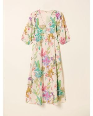FatFace Fatface Lilibet Petite Midi Dress - Multicolor