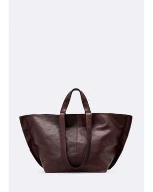 AllSaints Allsaints Lutece Leather Tote - Brown