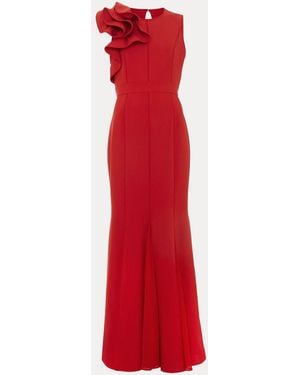 Phase Eight Petite Tyra Ruffle Dress - Red