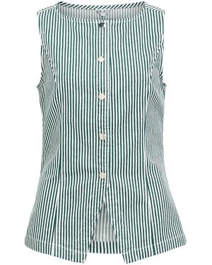 Object Embroidered Vest - Blue