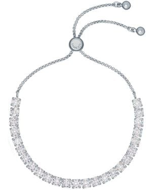 Ted Baker Tone Melrah: Icon Crystal Slider Bracelet, Clear Crystal - White