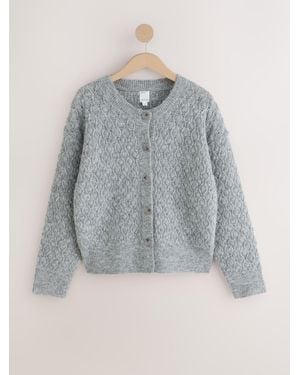 Next Knitted Cardigan - Gray