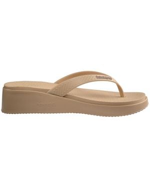 Havaianas Platform Flip Flops - Metallic