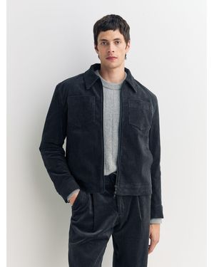 Oliver Spencer Oliver Spencer Norton Cord Zip Jacket - Blue