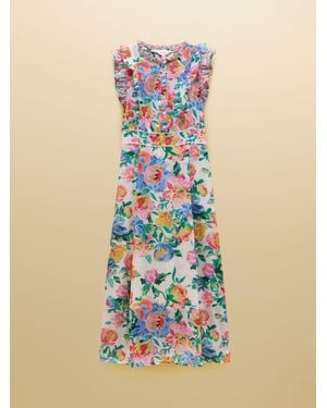 Joules Samantha Woven Maxi Dress - Blue