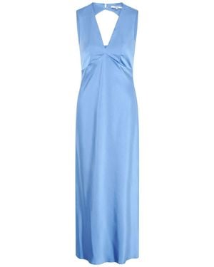 OMNES Nova Maxi Tie Back Dress - Blue