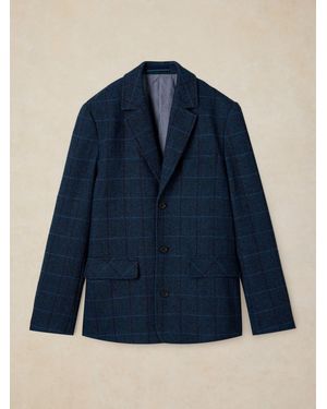 White Stuff Cromer Check Blazer - Blue