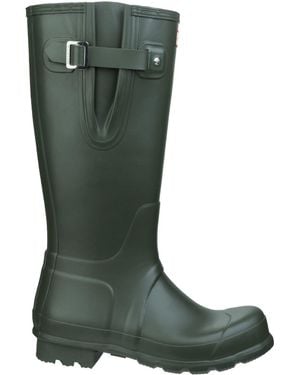 HUNTER Original Side Adjustable Wellington Boots - Green