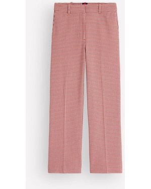 Boden Canonbury Cotton 7/8 Pants - Pink
