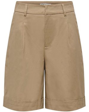 ONLY High Waist Bermuda Shorts - Natural