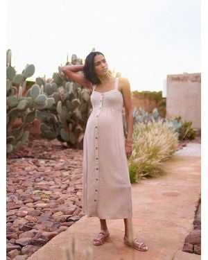 Seraphine Nursing Nude Dress - Pink