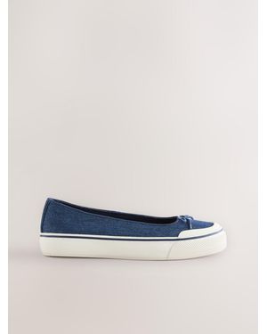 Next Forever Comfort Canvas-Flats - Blau