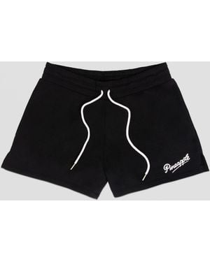 Pineapple Retro Shorts - Black