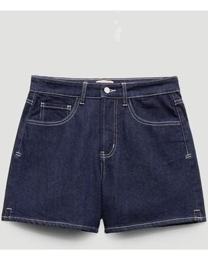 Hush Essential Denim Shorts - Blue