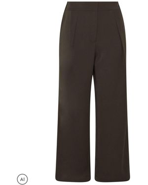 Evans Pleated Front Pants - Brown