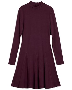 Albaray Short Godet Dress - Purple
