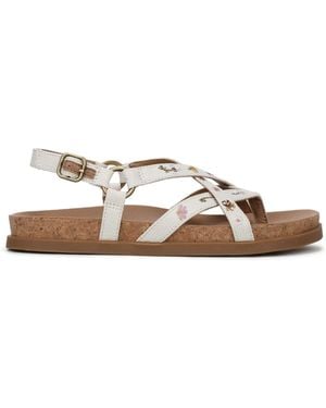Blowfish Luster 3 Embroidered Sandals - Natural