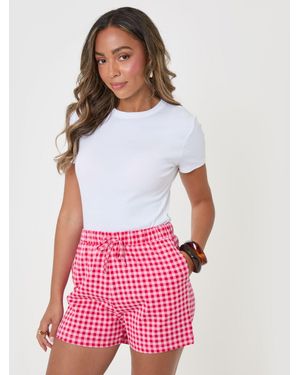 Threadbare Pull On Jersey Shorts - Weiß