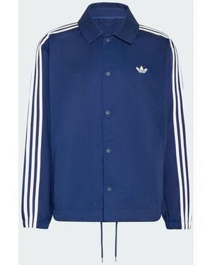 adidas Originals 3 Stripes Coaches Jacket - Blue