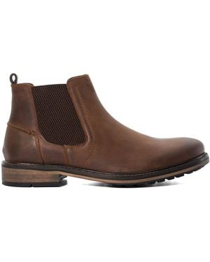dunelondon Dune London Wide Fit Chorleys Chelsea Boots - Brown