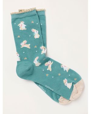 FatFace Fatface Bunnies Socks - Blue