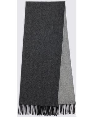 Moss Reversible Scarf - Black