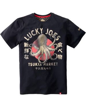 Joe Browns Lucky Joes Octopus T-Shirt - Black